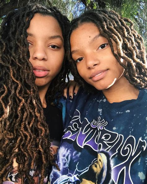 chloe and halle loc styles|chloe & halle locs.